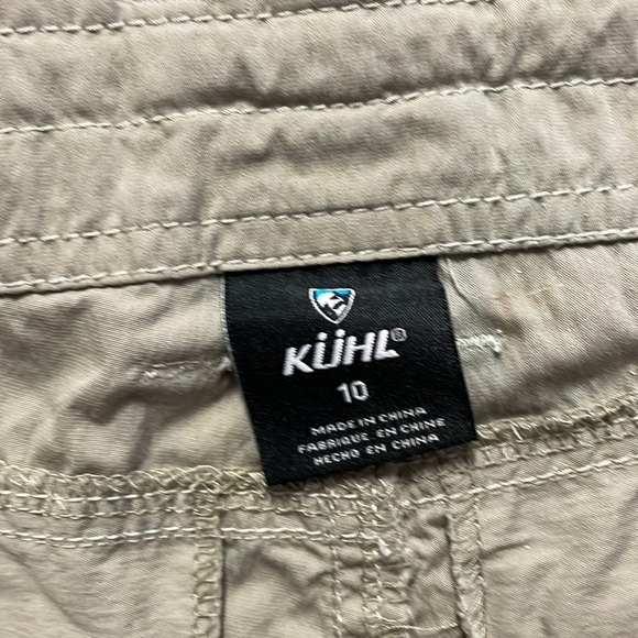KUHL Nylon Cotton Blend Shorts Size 10 - Picture 4 of 9